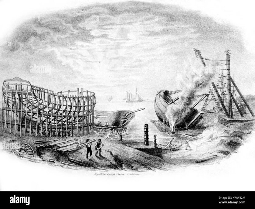 Корабельная верфь Голландия 17 век