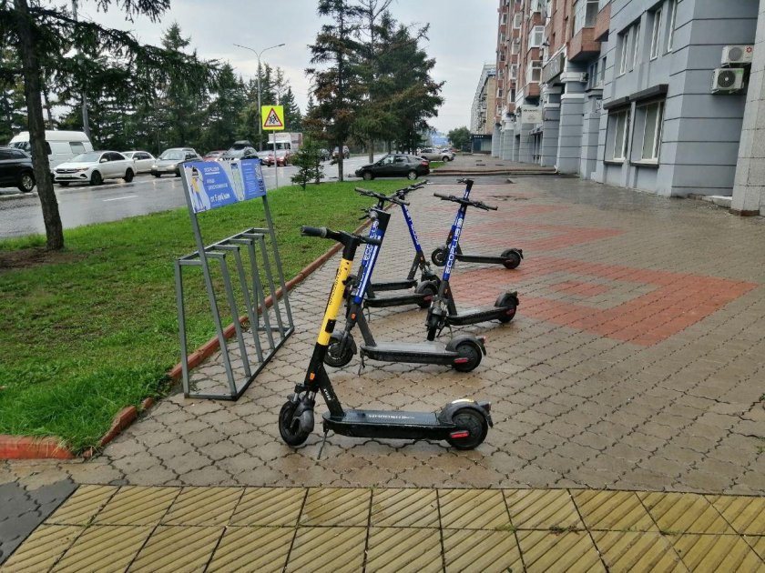 Штраф на самокате