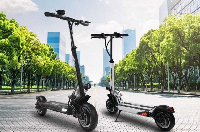 Много электросамокатов