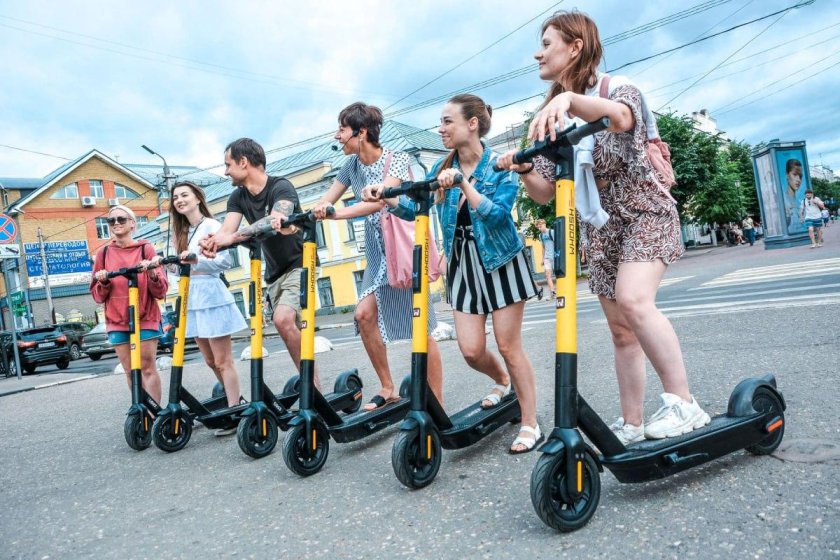 Самокаты в городе