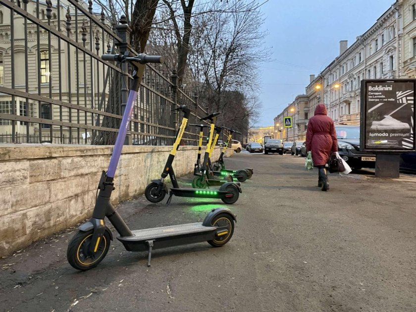 Самокаты в городе