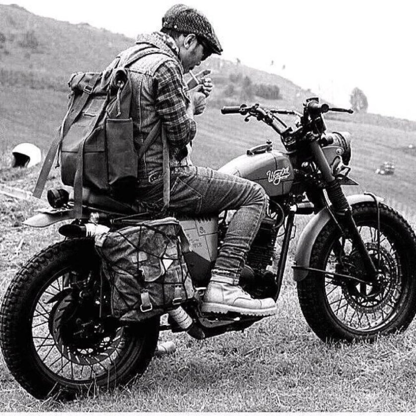 Мото в стиле скремблер