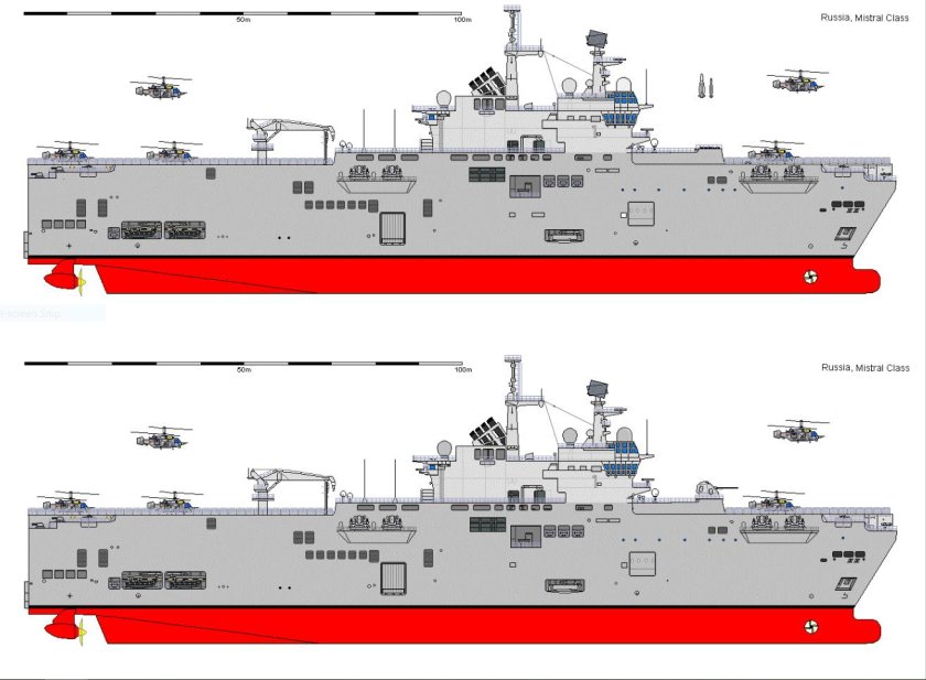 Вертолетоносец Мистраль чертежи