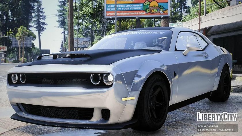 Додж челленджер гта 5