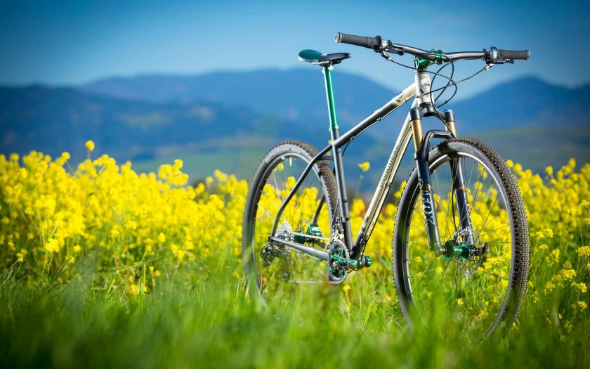 Велосипед на природе