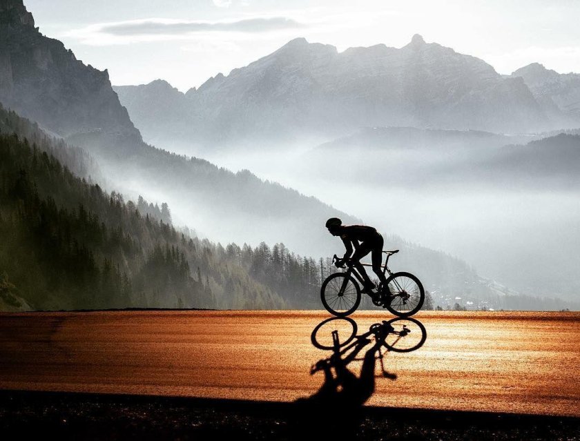 Велосипед в горах