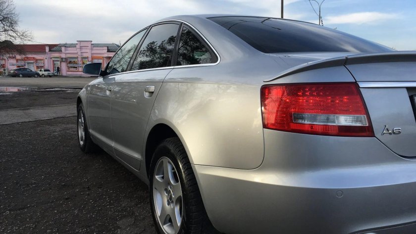 Ауди а6 серебристая