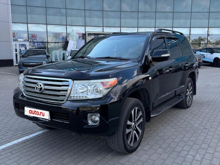 Тойота ленд крузер 200 2012 черный