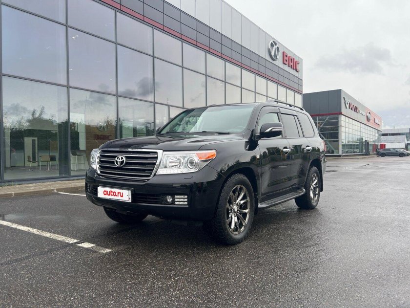 Тойота ленд крузер 200 2012 черный
