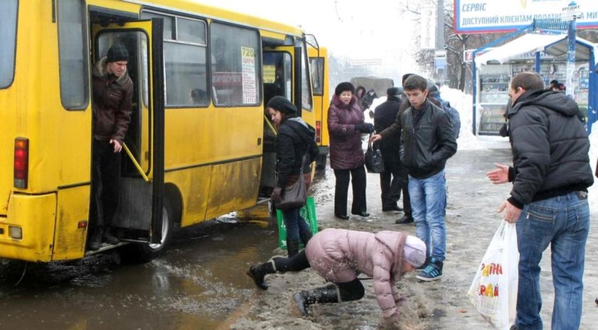 Грязный автобус