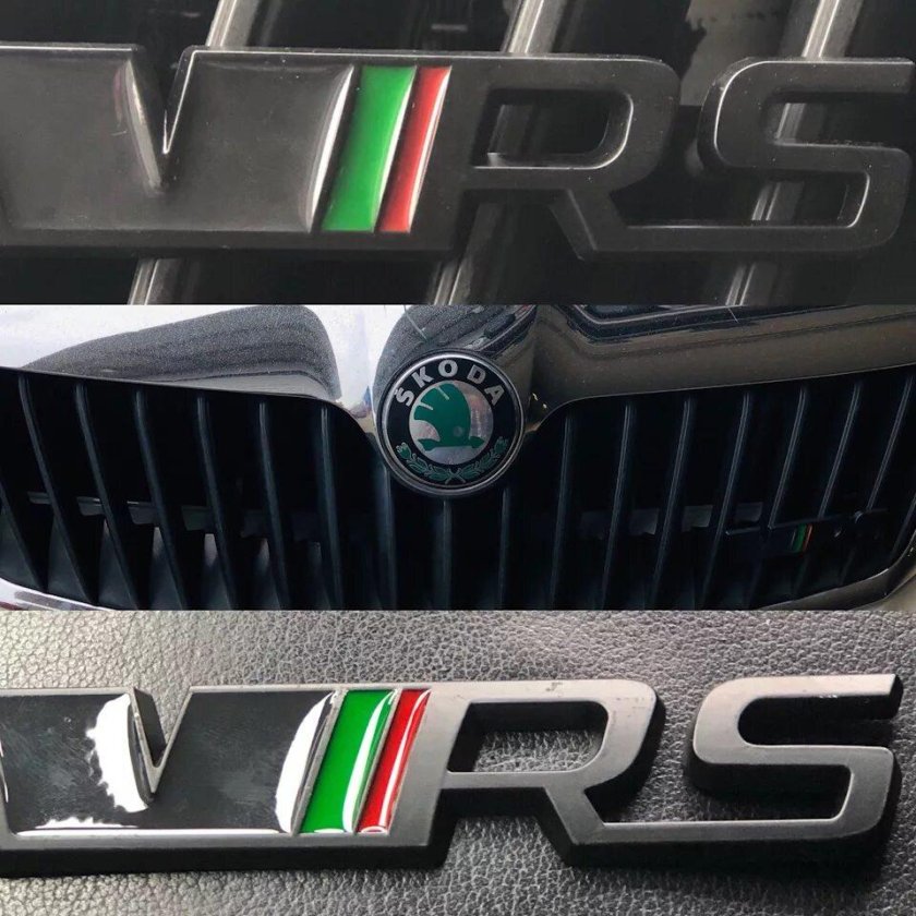 Шильдик VRS Skoda a7