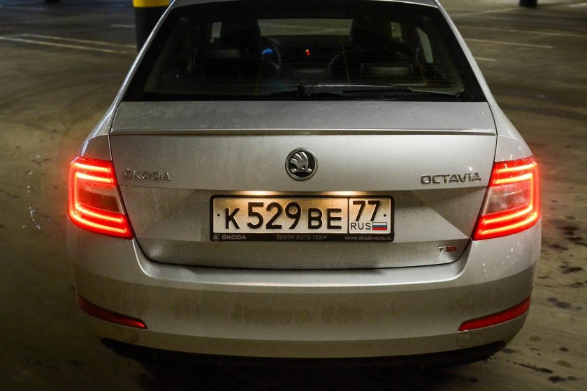Шильдик Шкода Октавия а7
