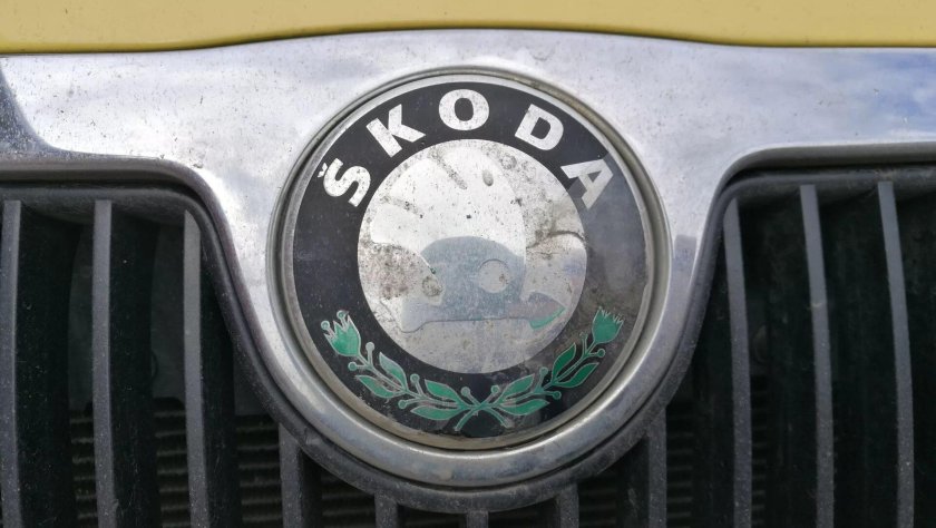 Шильдик ВРС на шкоде