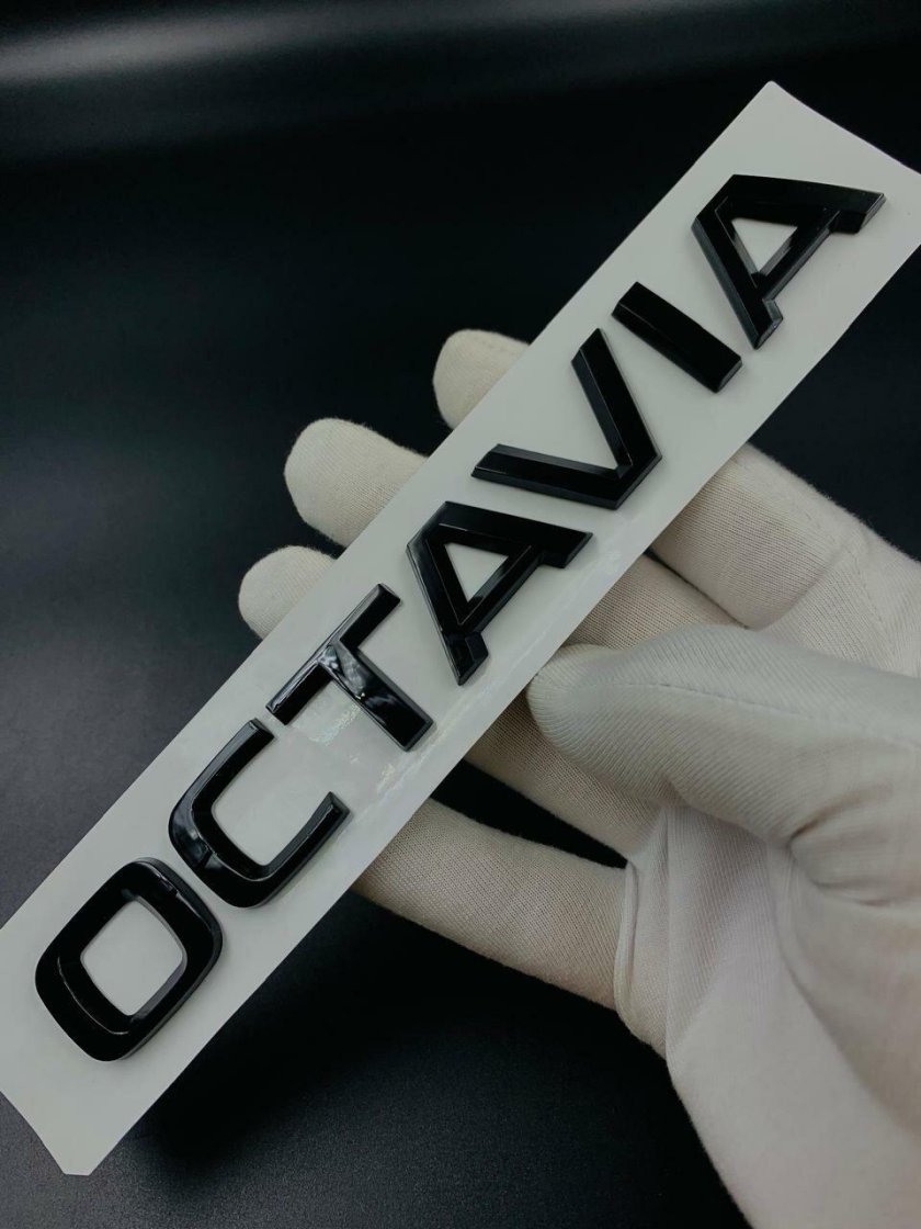 Эмблема шкода октавия на багажник