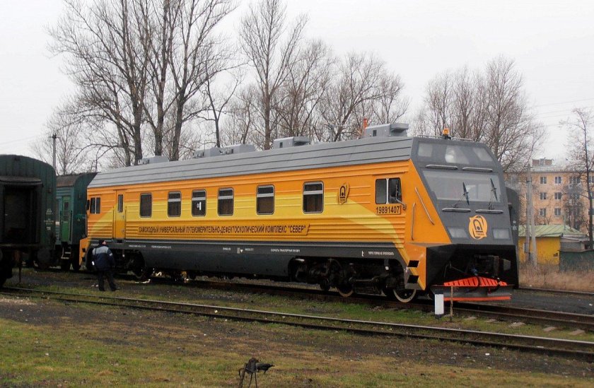 Вагон дефектоскоп твема