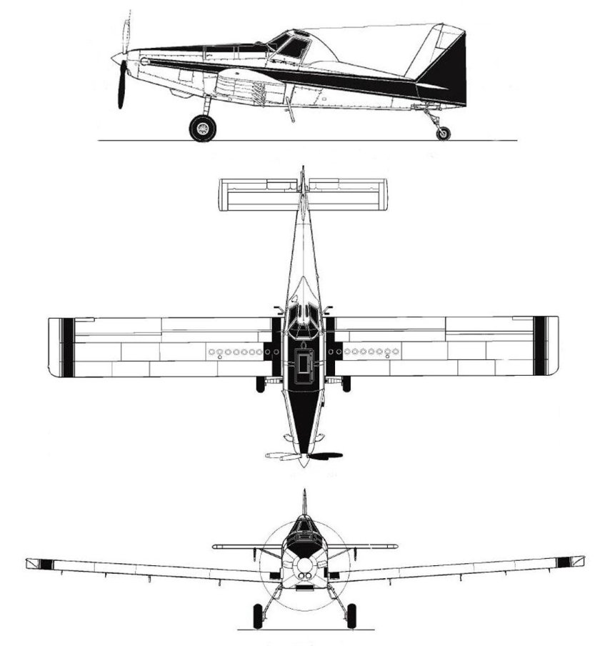 Лёгкий Штурмовик Air tractor at-802u