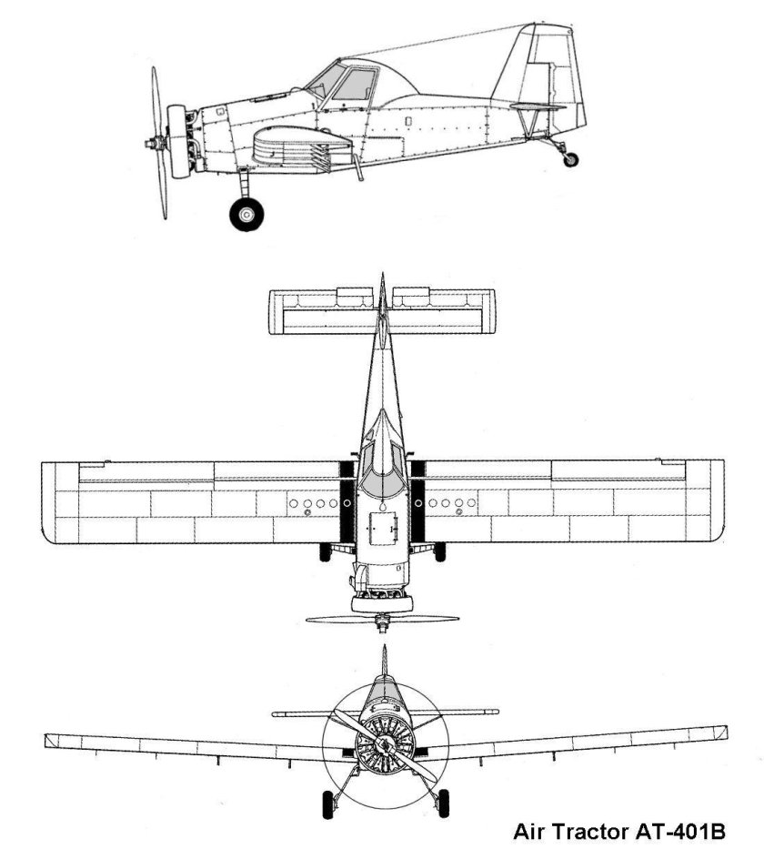 Самолет Air tractor at-400