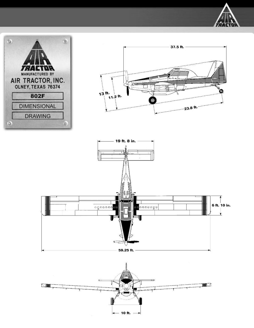 Air tractor at-802 чертеж
