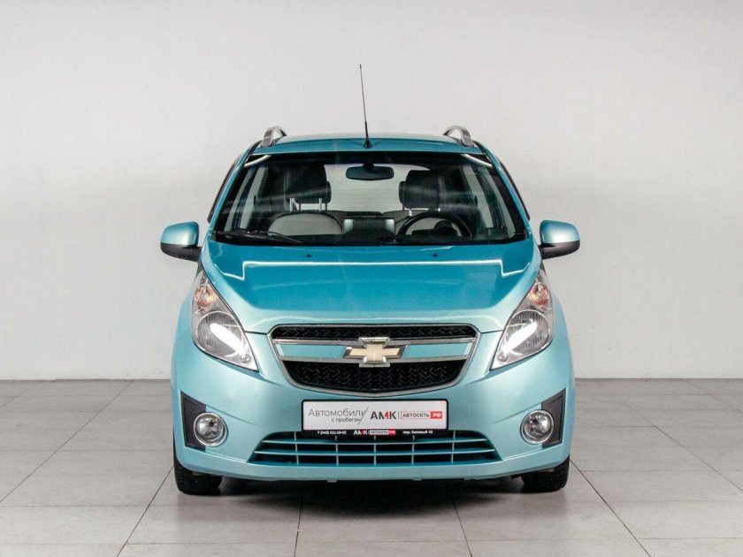Шевроле Спарк голубой