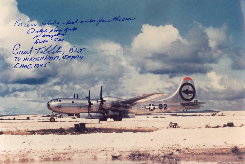 Бомбардировщик b-29 «Enola gay»