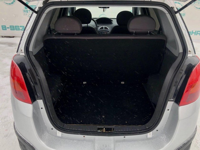 Чери Индис Размеры багажника