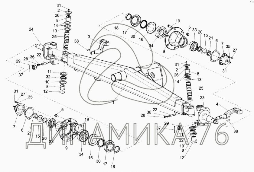 Передний мост