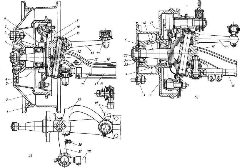 Передний мост ЗИЛ 130