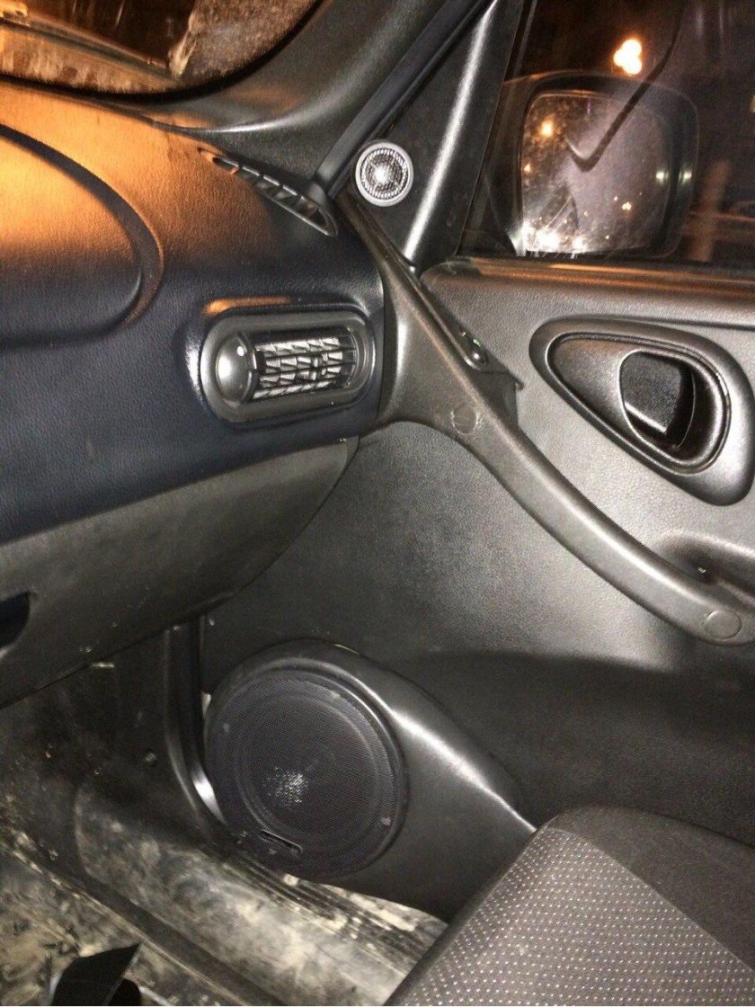 Акустические подиумы Нива Шевроле