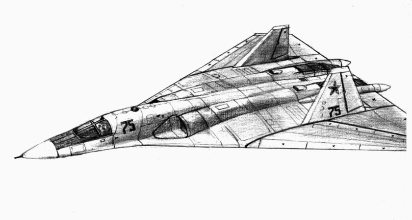 Стелс-бомбардировщик т-60 с