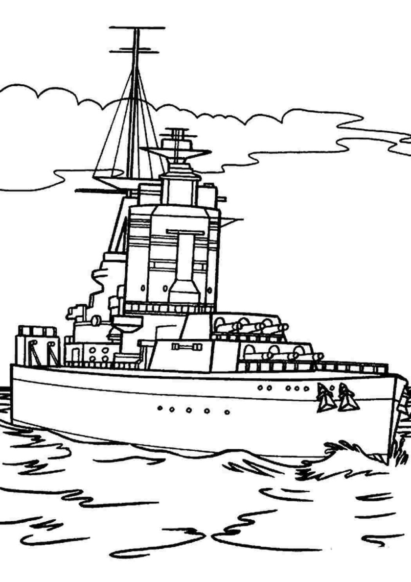 Крейсер Аврора Аврора раскраска