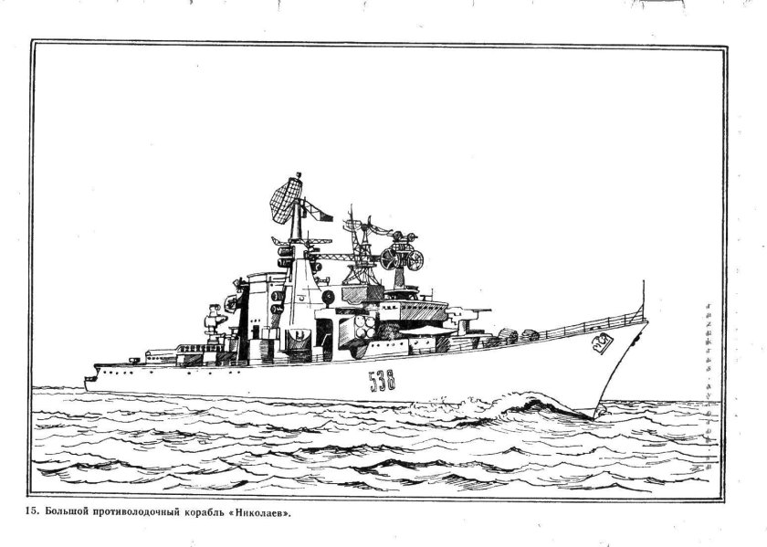 Крейсер Михаил Кутузов чертежи