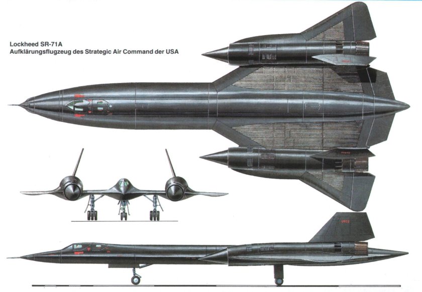 Самолет SR-71 Blackbird