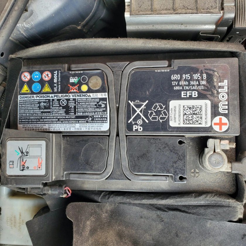 Фольксваген гольф 7 аккумулятор