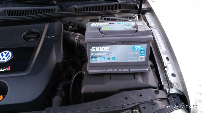 АКБ гольф 4 1.4