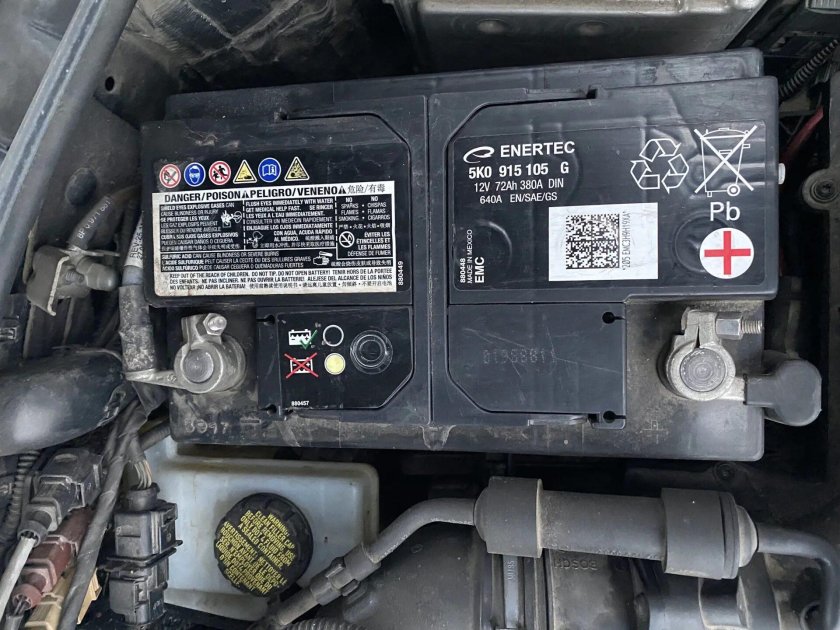 Фольксваген гольф 7 аккумулятор