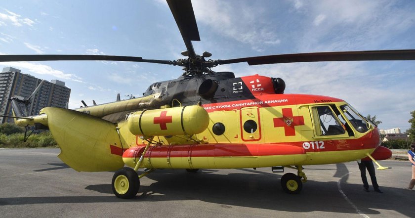 Вертолет ми-8 санавиации