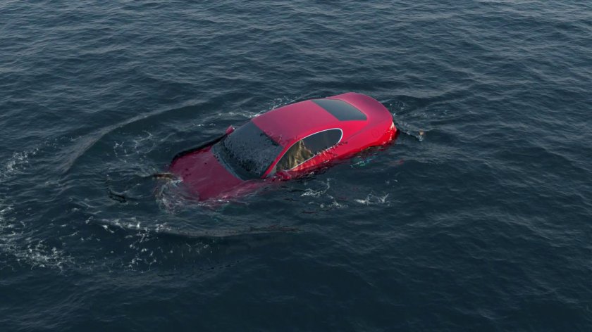 Утопленная машина