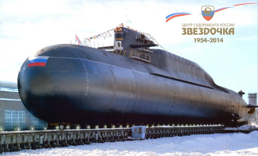 Подводная лодка 667бдрм "Дельфин"