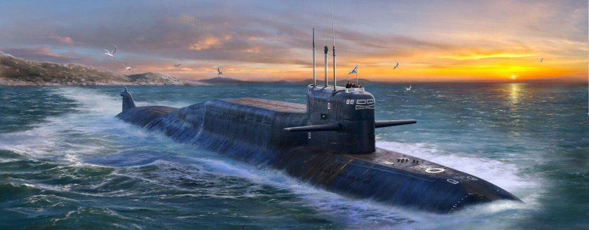 Подводная лодка 667бдрм "Дельфин"