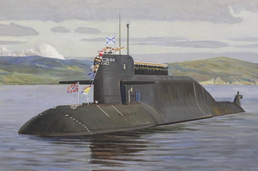 Подводная лодка 667бдрм "Дельфин"