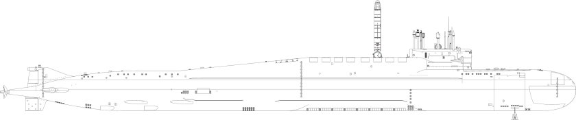 Подводная лодка 667 БДРМ чертежи