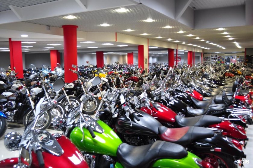 Мотосалон на Авиамоторной Мегамото