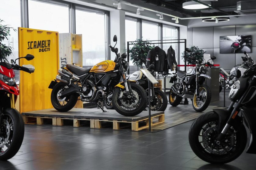 Шоу рум мототехники