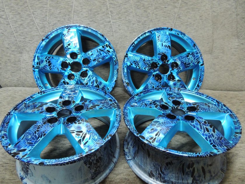 Аквапринт колесных дисков