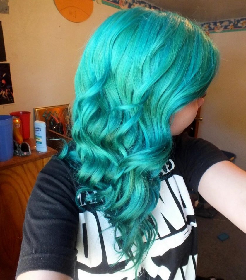 Блу Аква цвет волос