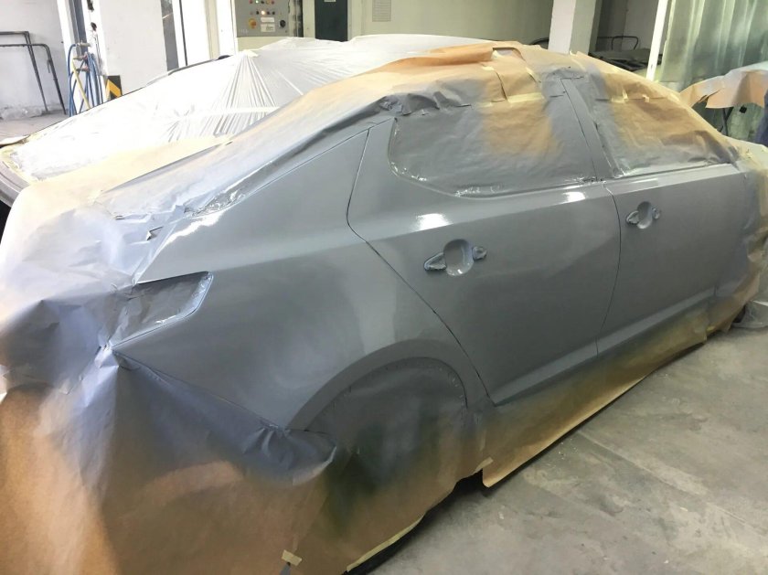 Сколько стоит ремонт бампера с покраской Киа Оптима