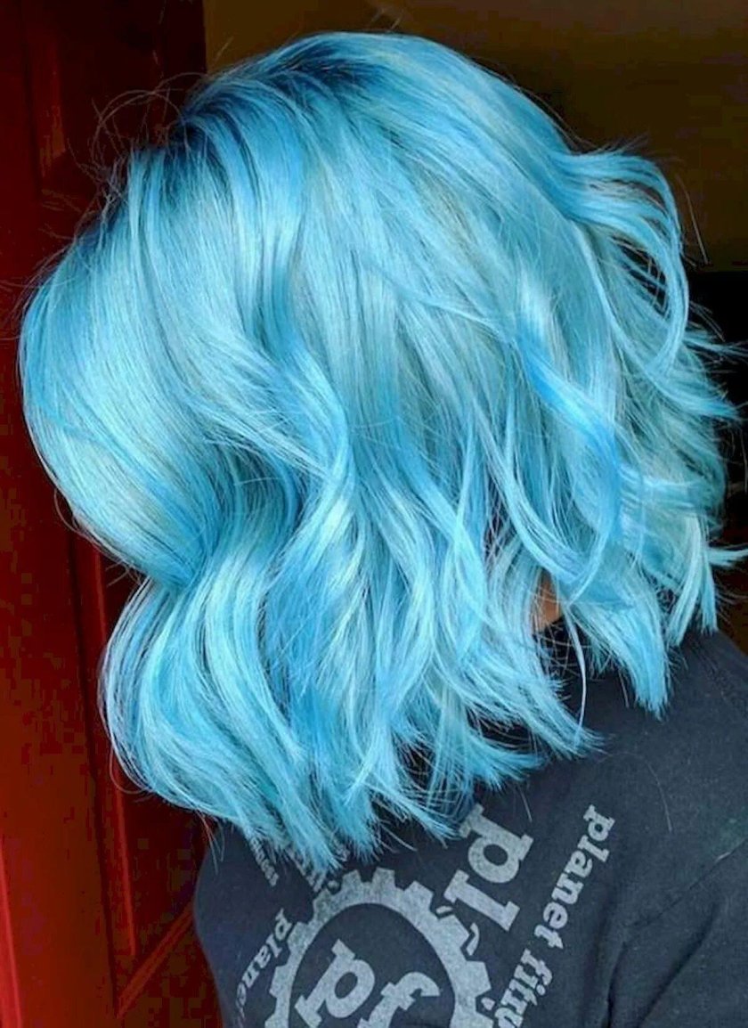 Блу Аква цвет волос