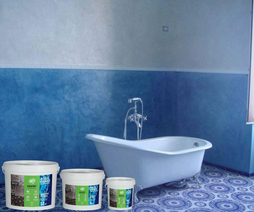 Краска для стен в ванной
