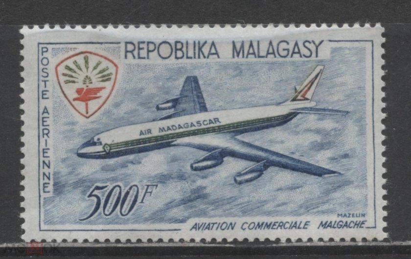 Авиация на почтовых марках