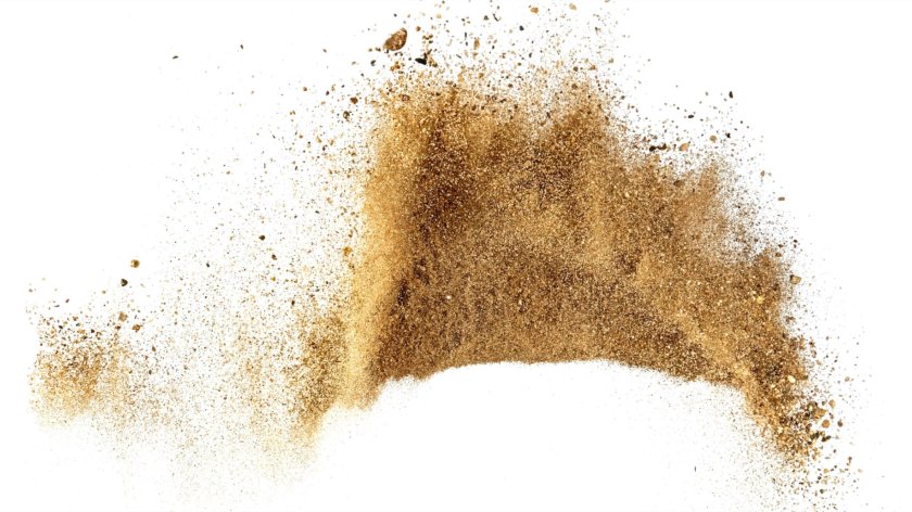 Брызги песка